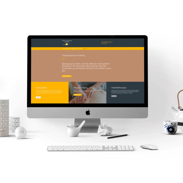 Website Therapiezentrum Kattnig 2020 - Agentur Christian Reiter - Grafik und Webdesign