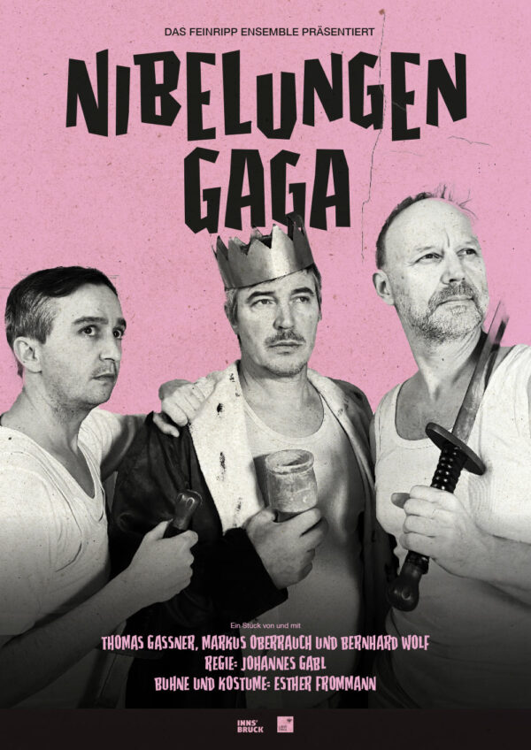 Feinripp Ensemble - Nibelungen Gaga 2024 - Konzept und Grafikdesign by Agentur fuer Grafik und Webdesign - Christian Reiter