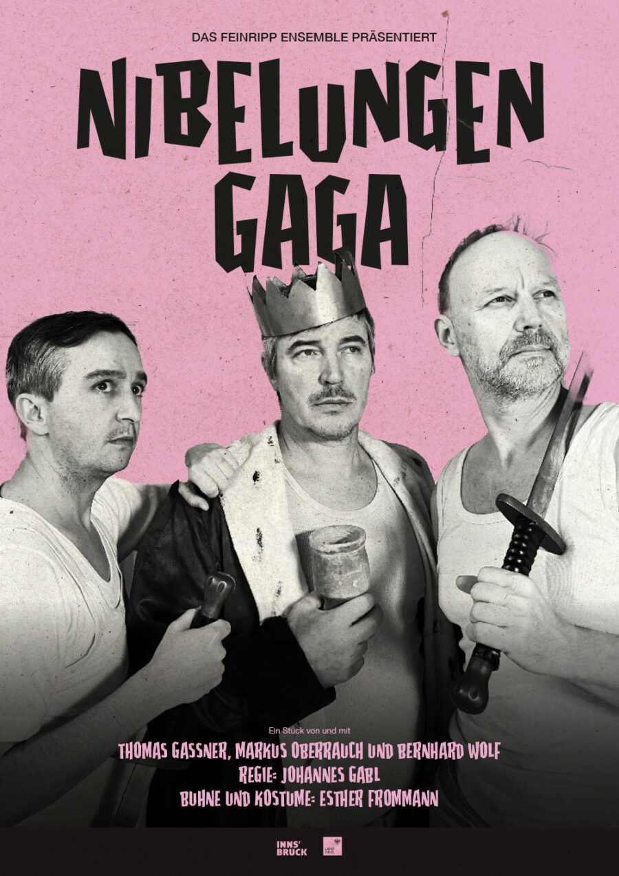 Feinripp Ensemble - Nibelungen Gaga 2024 - Konzept und Grafikdesign by Agentur fuer Grafik und Webdesign - Christian Reiter